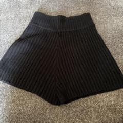 GRL 黒 リブ編み ショートパンツのサムネイル