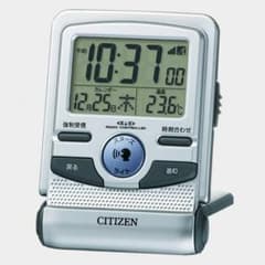 シチズン 電波音声目覚まし時計 パルデジットガイド 8RZ109-019のサムネイル