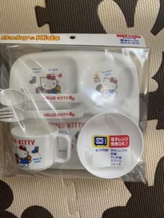 キティ　食器セット　離乳食　プレートのサムネイル