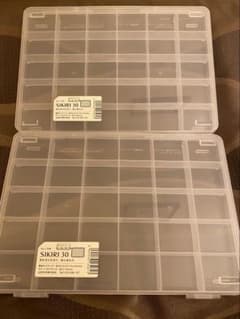 新品未使用　SIKIRI30 2個セット めじるしアクセサリー 収納ケースのサムネイル