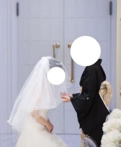 【ウエディング♡】パール付きベールのサムネイル