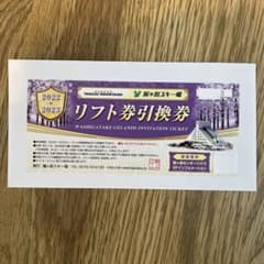 鷲ヶ岳スキー場　リフト券引換券　1枚のサムネイル