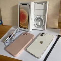 美品　Apple iPhone 12mini ホワイト　SIMフリー　64GBのサムネイル