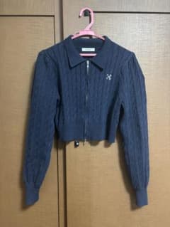 NICE CLAUP ダブルジップニットのサムネイル