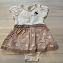 petit main ミニー ロンパース ワンピース 80 ディズニー 女の子のサムネイル