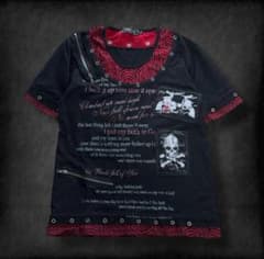 00s y2k スカル zip レイヤード カットソー PUNK Tシャツのサムネイル