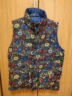 ボヘミアンズ　Bohemians　花柄　ダウンベスト　Mサイズのサムネイル