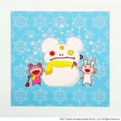 村上隆 エディションサイン入り版画 雪月花 雪ダルマとカイカイキキ 村上隆 エディションサイン入り版画 雪月花 雪ダルマとカイカイキキ