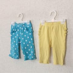 【人気】カーターズ ボトム 水色 ドット3m 60のサムネイル