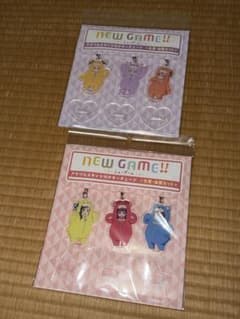 NEW GAME!! 아크릴 스탠드 부착 키체인