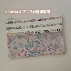kane34※プロフ必読様専用〈 リバティ〉ラミネート・トリプルファスナーポーチのサムネイル