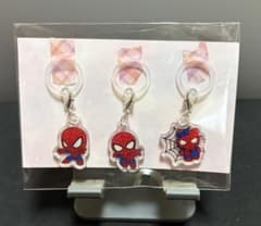 スパイダーマン ハローキティ アクリルキーホルダー 3個セットのサムネイル