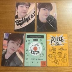 Riize ソンチャン 2周年md トレカ 5枚セット - メルカリ