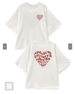 GRL ハートロゴビッグTシャツ ze723のサムネイル