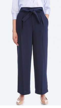 UNIQLO ハイウエストリボンワイドパンツ Ｌa様専用のサムネイル