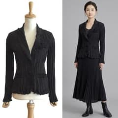 【Juan Pleats】 ノコオーノ プリーツジャケット コサージュ付き 薄手 m32667358084_1.jpg?1772679993