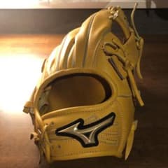 ミズノ MIZUNO 軟式 グローブ 黄色 内野オールラウンドのサムネイル
