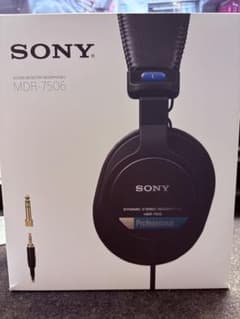 SONY MDR-7506 有線ヘッドホン - メルカリ