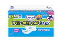 アテント 背もれ横もれも防ぐテープ式M 29〜30枚軟便も安心パッド8枚のサムネイル
