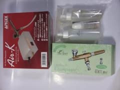 エアテックスコンプレッサーAir-K・エアーブラシセット - メルカリ