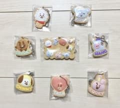 BT21 이치 반 쿠지 고무 매력 전종 세트