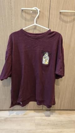 RELAX ボトル刺繍 Tシャツ バーガンディのサムネイル