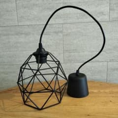 IKEA イケア ジオメトリック ペンダントライト 黒 アイアン - メルカリ