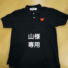 PLAY COMME des GARCONS ポロシャツ ブラック Mサイズ - メルカリ