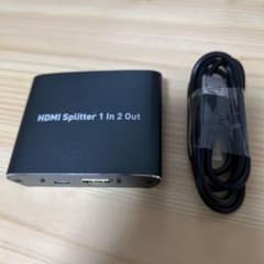 HDMI 分配器 スプリッター 1入力2出力 4K HDMI 2画面同時出力のサムネイル