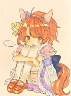 i*a様 ウマ娘 ダンツフレーム　原画 イラストのサムネイル