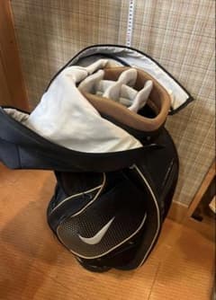NIKE GOLF キャディバッグ 黒/金 - メルカリ