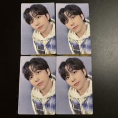ATEEZ Birthday トレカ　ジョンホ 4枚セットのサムネイル