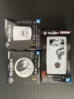 DEATHNOTE 이치 반 쿠지 E 상 식기 아소트 완성 세트