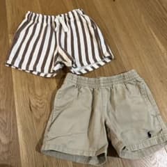 Ralph Lauren & zaraストライプ ショートパンツ 2点セットのサムネイル