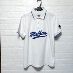 Malbon マルボンゴルフ ビームスゴルフ別注 ポロシャツ ホワイト 