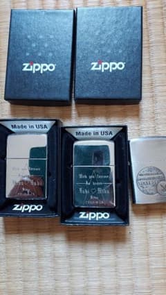 Zippoライター3個のサムネイル