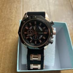 Rclock クロノグラフ 腕時計 黒金のサムネイル