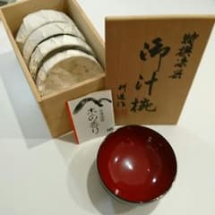 会津漆器 お椀 5つセットのサムネイル
