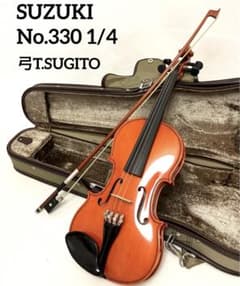 スズキ バイオリン No.330 1/4 1982年製 SUZUKI スズキ バイオリン No.330 1/4 1982年製 SUZUKI