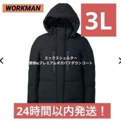 엑스 쉘터 단열 α 프리미엄 기가 퍼프 다운 코트 블랙 3L
