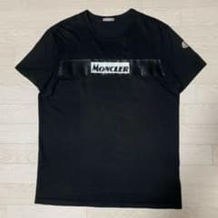 モンクレール プリントロゴ ブラック XL Tシャツ 国内正規品 5S159