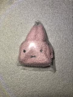 ミッフィーみみ付きもこもこフェイスポーチ　ピンク