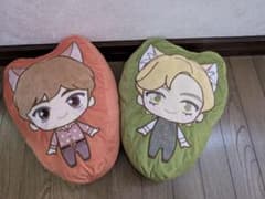 TinyTAN 다이컷 쿠션 2종 세트 jin v bts