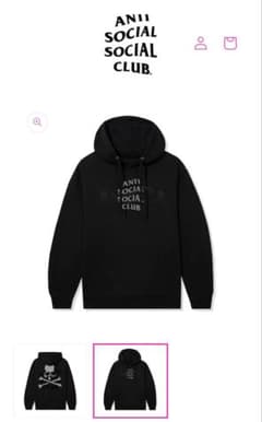 antisocialsocialclub マスターマインド　パーカー　L アンチ