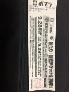 ドラゴンフライズ  観戦チケット引換券 1枚のサムネイル