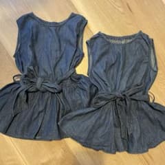 ペプラムトップス　姉妹お揃い　GUのサムネイル