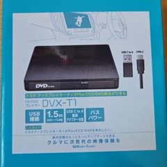 トヨタディスプレイオーディオPlusで再生CD/DVDプレーヤー DVX-T1