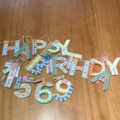 誕生日ガーランドHAPPY BIRTHDAYのサムネイル