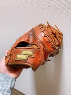 SSK 硬式用  右投げ プロブレイン ファーストミット レッド  明日まで！！のサムネイル