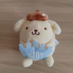 ≒JOY ニアジョイ ポムポムプリン ぬいぐるみマスコット ブルー - メルカリ